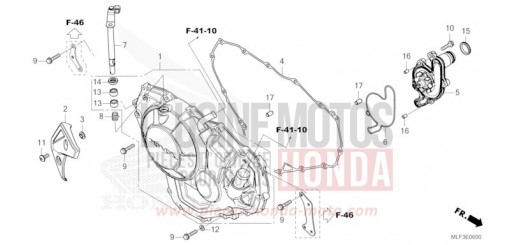 RIGHT CRANKCASE COVER (NT1100A) NT1100AN de 2022